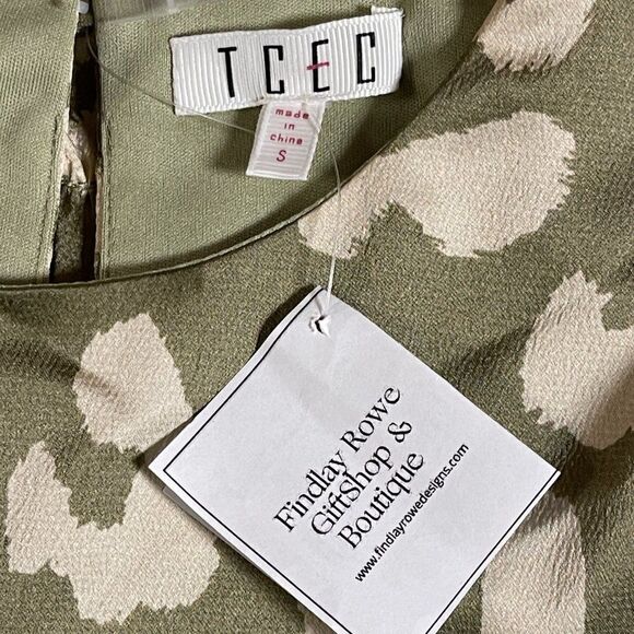 TCEC Cheetah Print Baby Doll Dress Small NWT - Picture 10 of 13